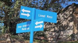 Messi y Maradona calles 20230719
