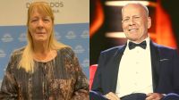 Margarita Stolbizer y Bruce Willis