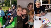 Wanda Nara, Mauro Icardi y sus hijas, Francesca e Isabella