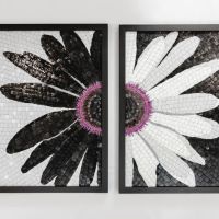 Dora Werchow fusiona colores y texturas en mosaico