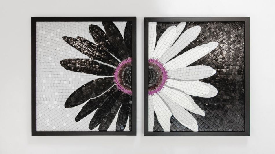 Dora Werchow fusiona colores y texturas en mosaico