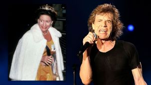 La princesa Margarita de Inglaterra y Mick Jagger