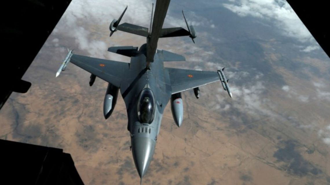 The Danish-made US F-16 model offered to the Ministry of Defence.