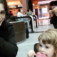 Felipe Pettinato y su hija