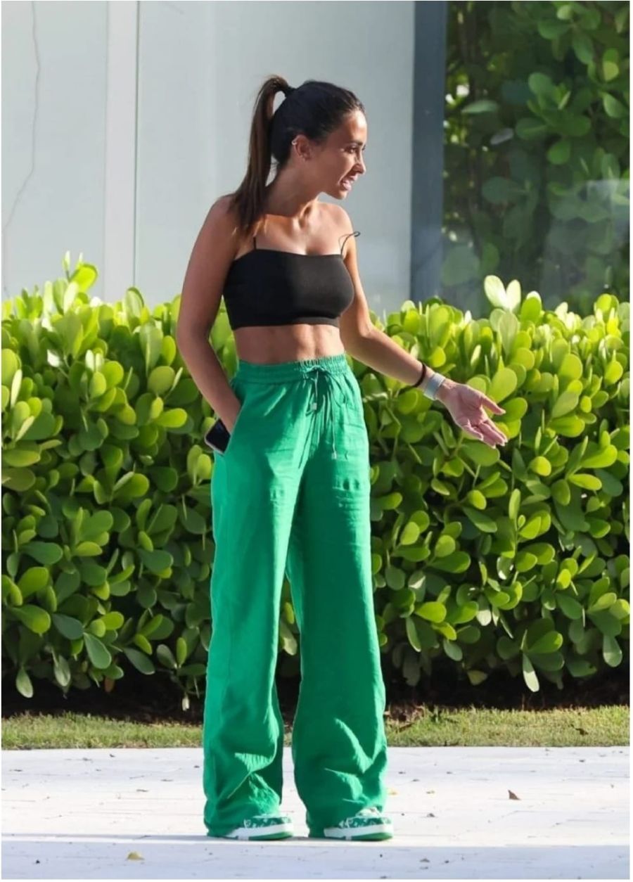 Antonela Roccuzzo llevó el look indicado para una pasear por Miami ...