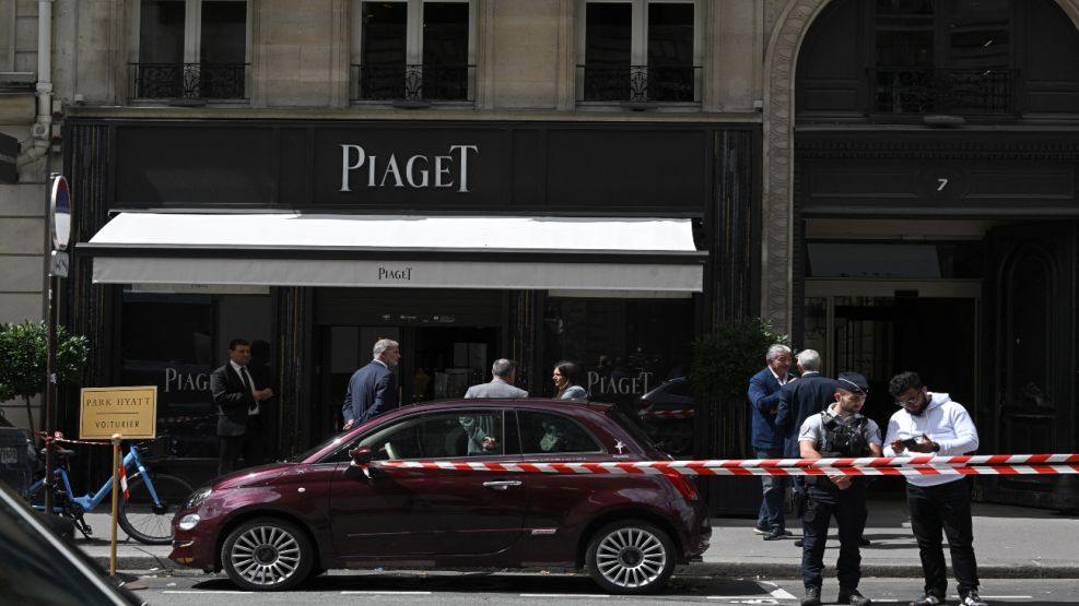 20230801 Joyería Piaget robada en París, Francia.