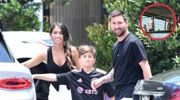 Antonela Roccuzzo, Lionel Messi e hijo