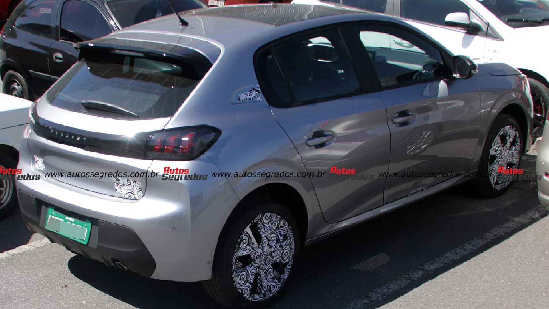 Accoudoir Central Pour Peugeot 208 (2019-2021) – Double Rangement, Porte-gobelets, En ABS Et Cuir PU, Noir
