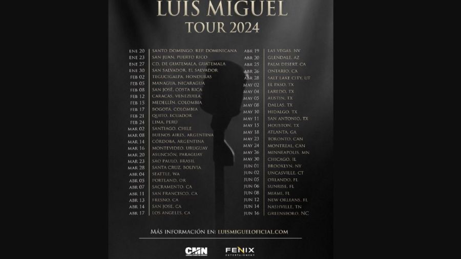 Luis Miguel Tour 2024 Los Angeles Alice Brandice