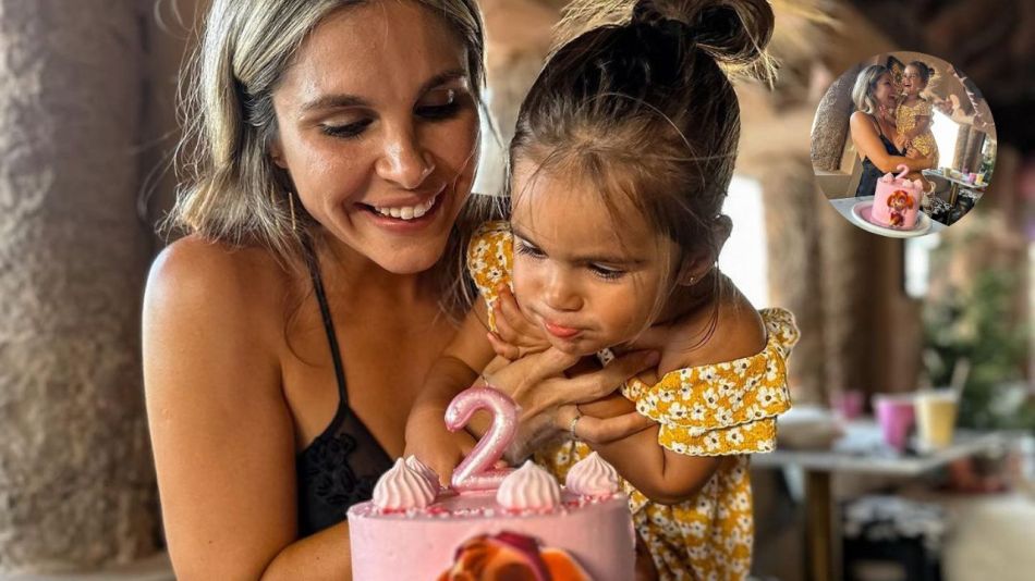  Las tiernas fotos del cumpleaños de Georgia, la hija de Ivana Icardi