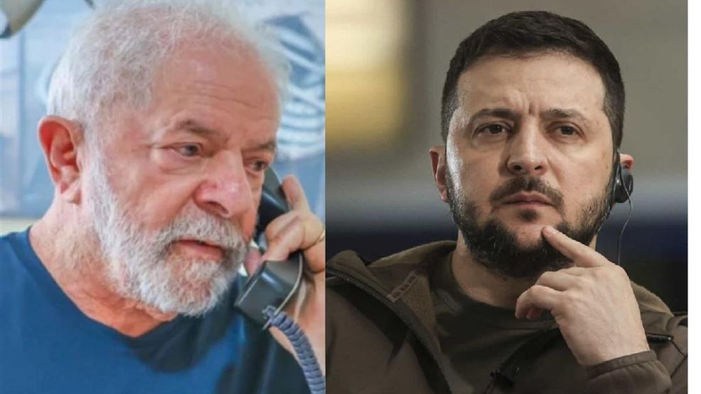 Volodímir Zelensky cuestionó a Lula da Silva.