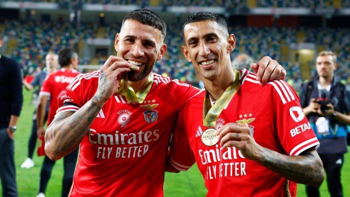 Otamendi Y Di Mar A Supercampeones Con Benfica