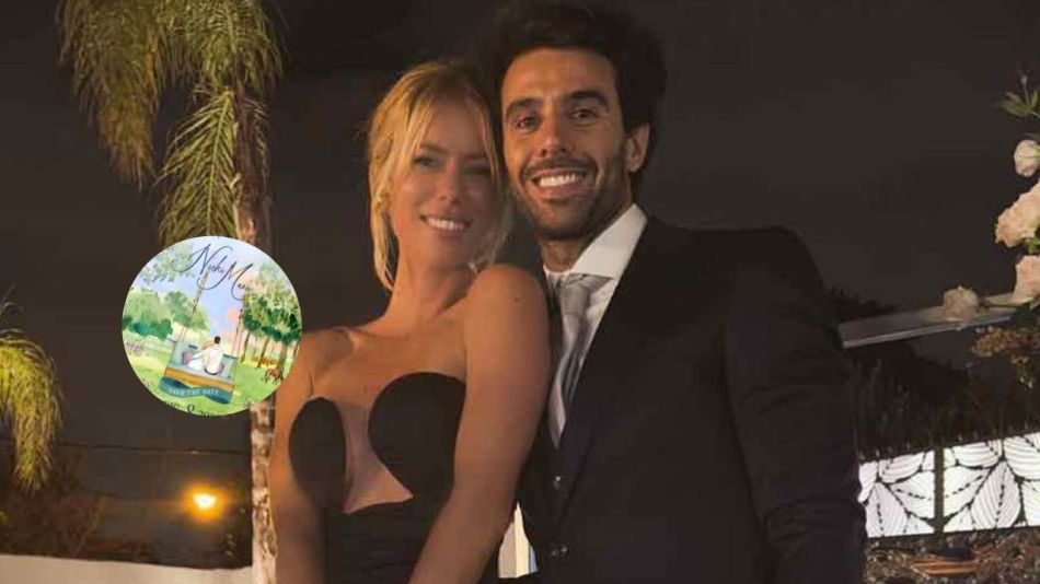 Invitación a la boda de Nicole Neumann y Manu Urcera