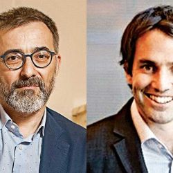 Antoni Gutiérrez Rubí y Federico Di Benedetto, dos expertos en campañas electorales. | Foto:Cedoc.