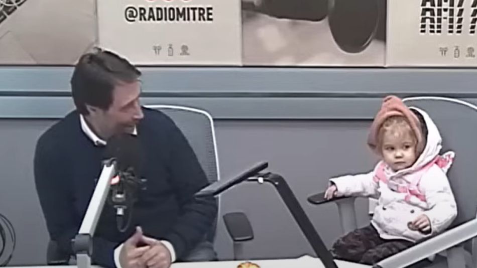 Eduardo Feinmann y su hija Esmeralda