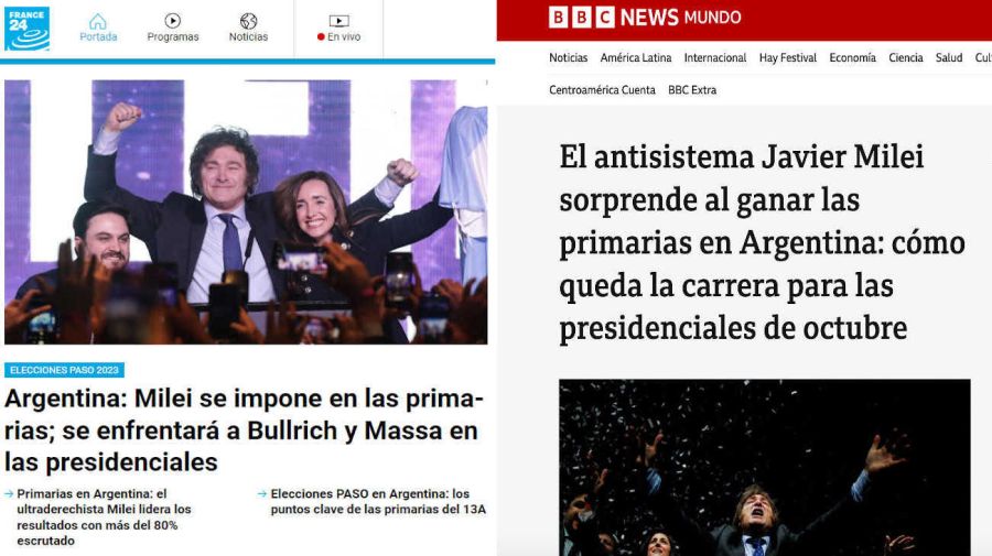 Los Medios Del Mundo Reflejaron El Triunfo De Javier Milei En Las PASO ...