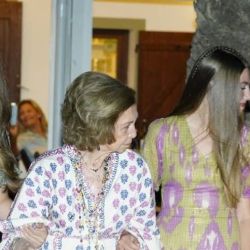 Letizia Ortiz y sus hijas Pc Casa Real de España