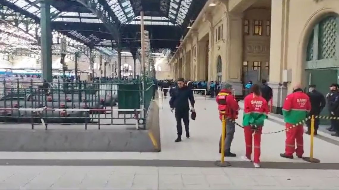 Amenaza de bomba en Constitución: revisaron la estación y no ...