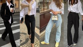 Looks primaverales con camisa blanca, el auténtico clásico atemporal