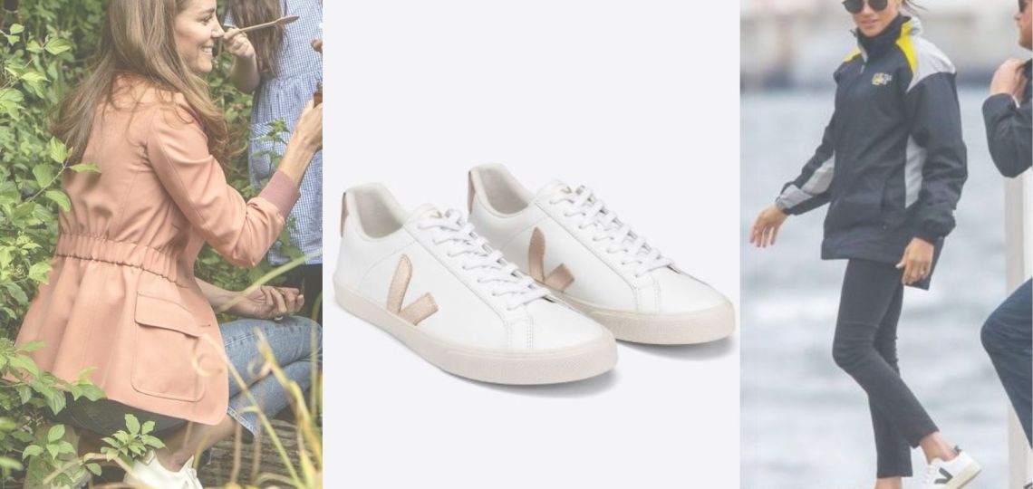 Kate Middleton y Meghan Markle comparten look con las zapatillas Veja