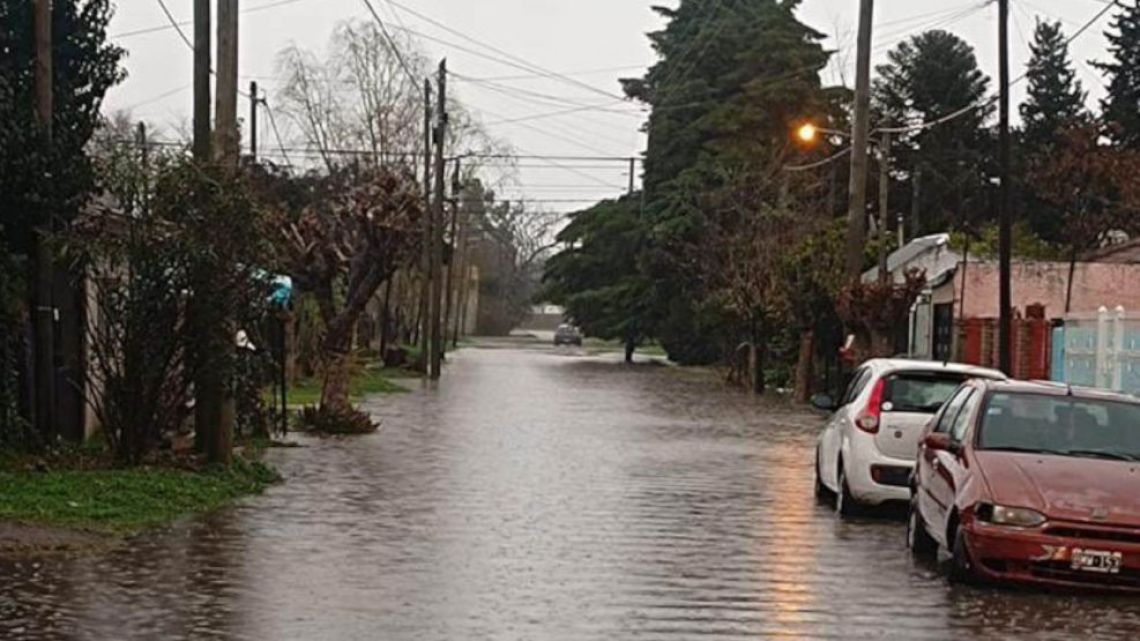 Flooding in La Plata.