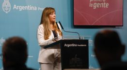 La vocera presidencial Gabriela Cerruti
