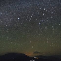Se espera que en su pico máximo se vean apenas entre 2 y 3 meteoros por hora. 