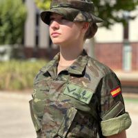 Aparecieron las primeras fotos de la princesa Leonor como militar