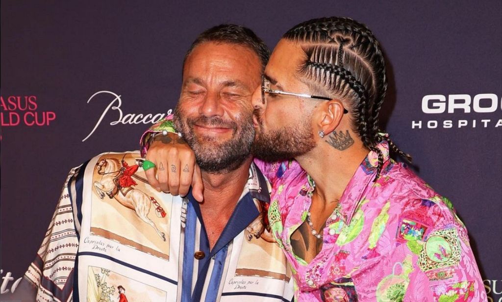 David Grutman, el rey de la noche de Miami, y Maluma.