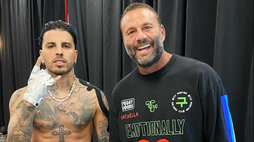 David Grutman y Rau Alejandro, antes de ver a Messi en Miami.