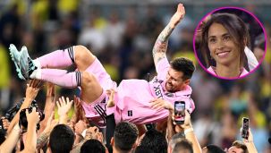 Antonela Roccuzzo y Lionel Messi
