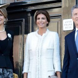 Juliana Awada, Mauricio Macri y la reina Máxima