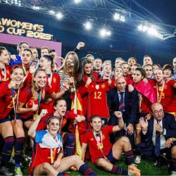 Final de fútbol femenino: la infanta Sofía festejó el título con la selección española