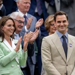 Kate Middleton y Roger Federer