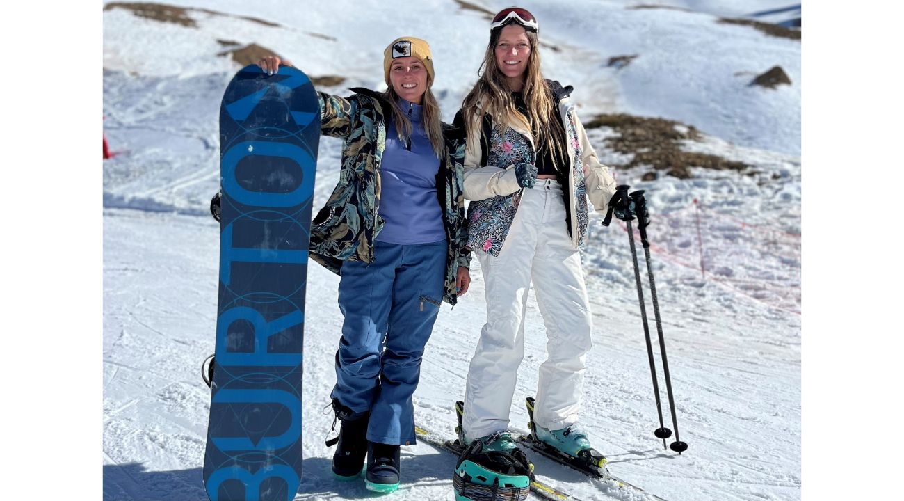 Bonita Mendoza disfruta de la nieve luego del temporal más grande de los últimos años