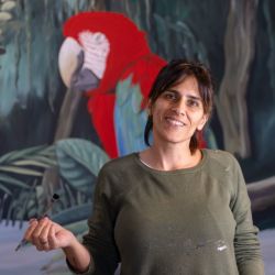 El Ecoparque de la ciudad de Buenos Aires contará con el trabajo más grande de la muralista Guadalupe Santa Cruz | Foto:CEDOC
