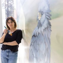 El Ecoparque de la ciudad de Buenos Aires contará con el trabajo más grande de la muralista Guadalupe Santa Cruz | Foto:CEDOC