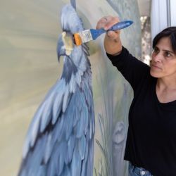 El Ecoparque de la ciudad de Buenos Aires contará con el trabajo más grande de la muralista Guadalupe Santa Cruz | Foto:CEDOC