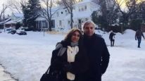 Carlos Monti y su esposa
