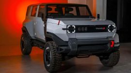 Te suena conocido? Pero no, este es el prototipo del Mahindra Thar.e: todoterreno con corazón Volkswagen
