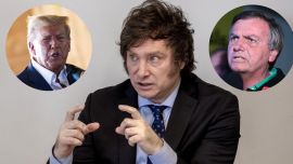 Milei, entre Trump y Bolsonaro