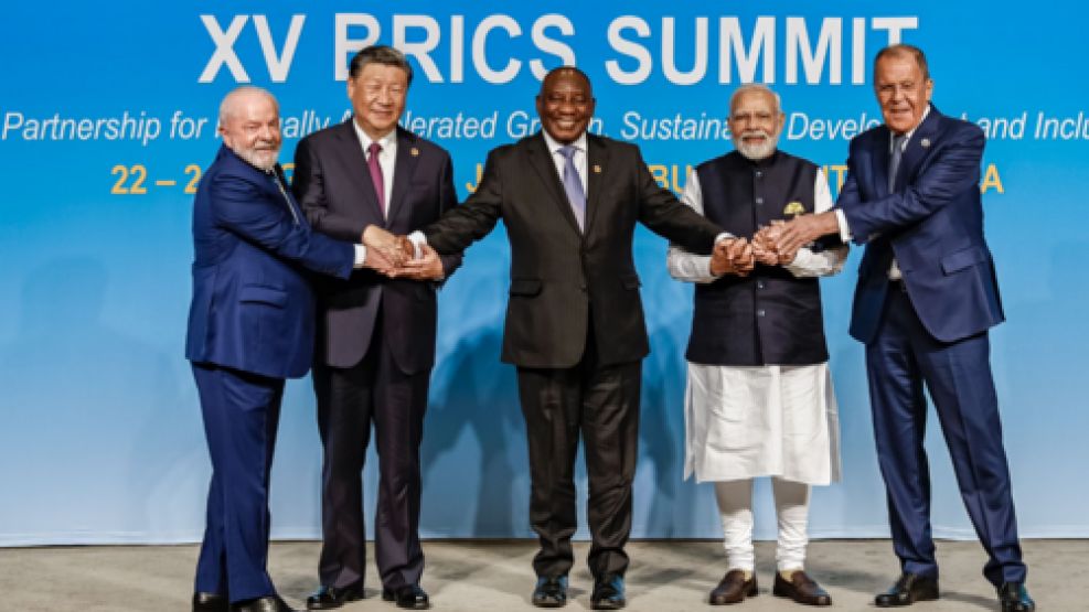 Los BRICS compuesto por Brasil, Rusia, India, China y Sudáfrica. 