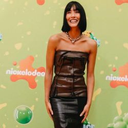 Aitana se luce con su estilo Y2K en la alfombra roja de  los Kids Choice Awards