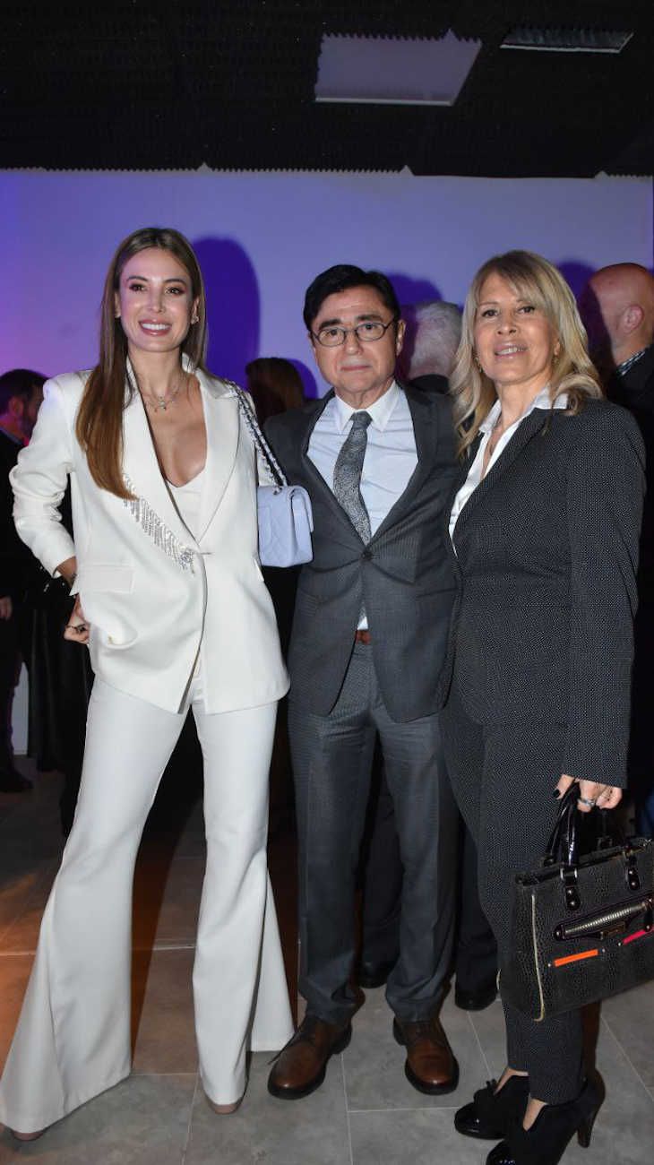 Jesica Cirio, Jorge Fontevecchia y Liliana Castaño.
