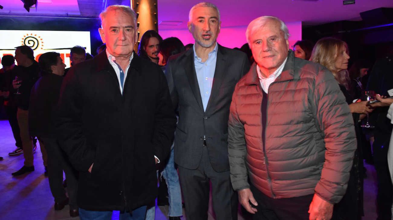 Horacio Benseny, Carlos De Simone y Fernando Bravo.