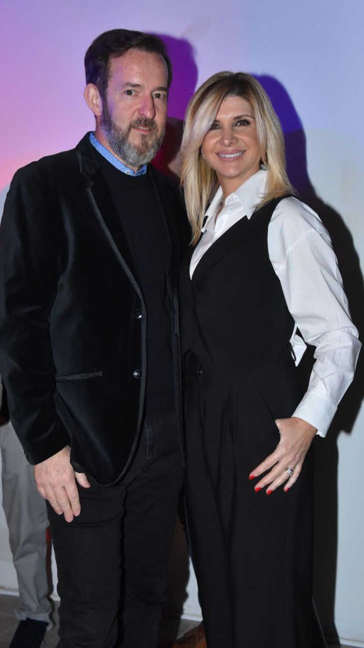 Débora Plager con su marido José Luis Pagano.