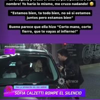 Sofía Calzetti, la ex del Kun Agüero, fue vista a los besos con otro hombre