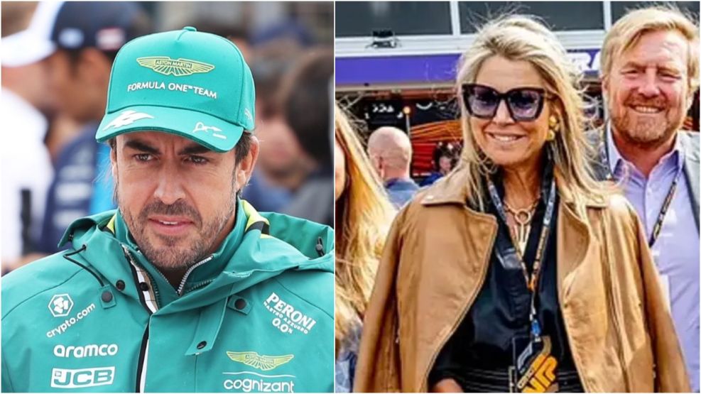 El desaire viral de Fernando Alonso a la reina Máxima en el Gran Premio de formula 1 de Países Bajos