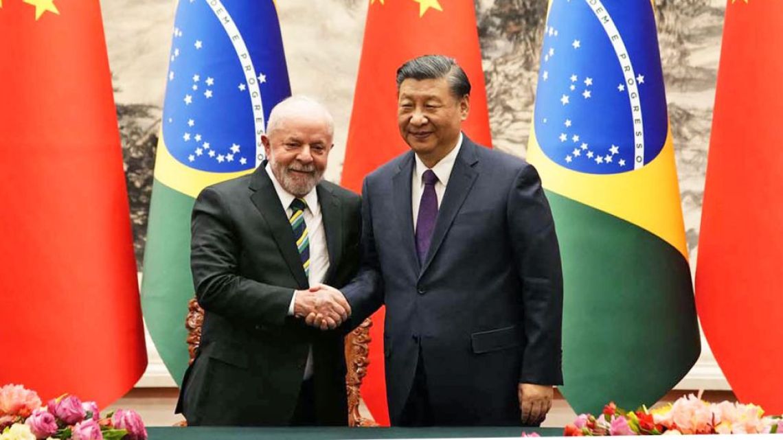 The presidents of Brazil and China.