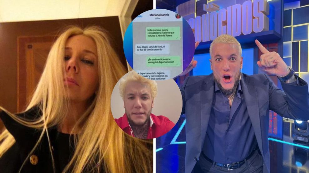 El enojo de Mariana Nannis con Alex Caniggia